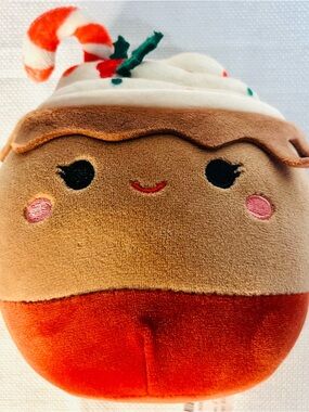 Squishmallows Holiday Cupcake Plush - Brown, White, Red, Pink, Green